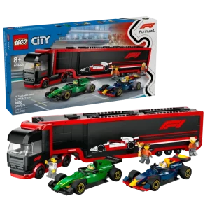 LEGO® (60445) City F1® Truck with RB20 & AMR24 F1® Cars
